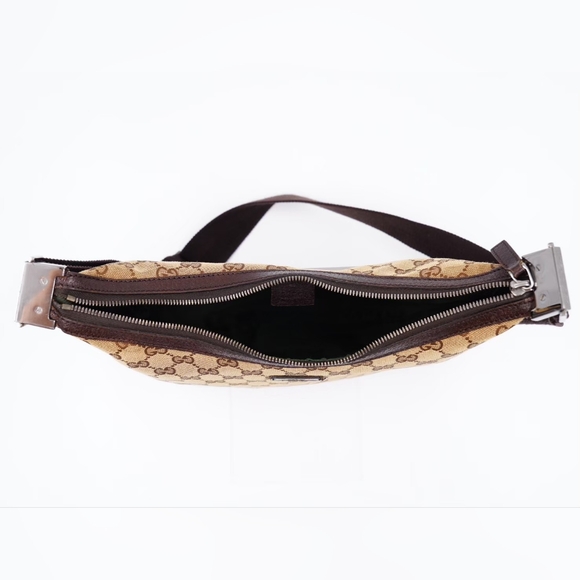 ❌️❌️SOLD❌️❌️AO47❤️ GUCCI  GG Monogram HalfMoon Crossbody bag - Picture 14 of 15